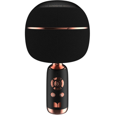 MONSTER M97 Superstar Dynamic Karaoke Microphone, Handheld Wireless Bluetooth Karaoke Machine, Bluetooth 5.0 TWS Portable Speaker Mic for Home, Party, Car, Outdoor