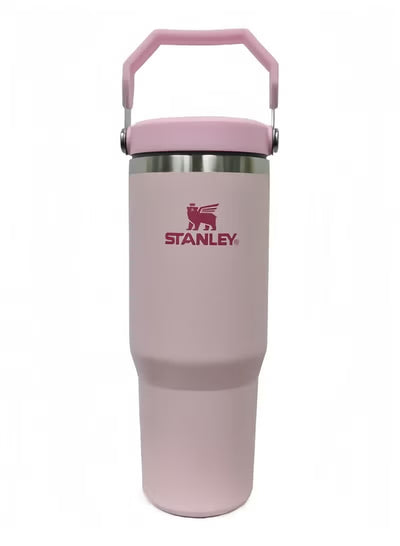 Stanley 30oz Flipstraw Stainless Steel Vacuum Insulated Tumbler, Cream (pink)