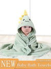 DUNISO Baby Bath Towels Newborn Hooded Baby Towel Ultra Absorbent and Soft Cotton Hooded Washcloth for Baby Toddler Infant Unisex Hooded Baby Bath Towel