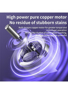 DUNISO Portable Foldable Washing Machine，Turbine Washing Machine with Drain Basket，Half Automatic Mini Household Foldable Bucket Washer with Blue Light Sterilization and 3 Modes Deep Cleaning，Suitable for Travelling, Camping, Apartment Dorm - Image 5