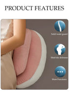 DUNISO Maternity Pillow for Sleeping, Super Soft and Comfortable Side Sleeping Support for Back, Belly, and Legs for Pregnant Women, Pregnancy Pillow with Detachable and Adjustable Pillow Cover，Romanti Pink - Image 5