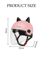 DUNISO Electric Scooter Helmet,Adjustable Riding Bike Helmet,Drop Resistant Half Scooter Helmets,with Visor,Highly Protective Shock Absorbing,for Adult Riding Biking Motorcycle Bicycle Skateboard Scooter - Image 2