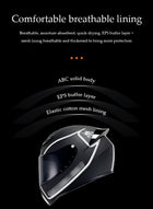 DUNISO Sport Motorcycle Helmet,Lightweight Crash Resistant Motorcycle Full Face Helmet,Motorcycle Street Bike Motocross Helmets for Adults with Black Lenses,Breathable Lining, Unisex，Suitable for Riding Recreational Activities,M - Image 5