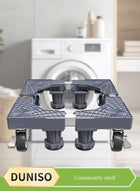 DUNISO Washing Machine Base Stand, Adjustable Mobile Base，With Universal Wheels And 4 Single Lock Wheels, Moisture Resistant And Durable，Suitable For Washing Machines, Dryers, Refrigerators - Image 3