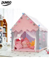 DUNISO Play Tent, Playhouse For Kids Indoor & Outdoor, Princess Castle Tent with Windows and Basic Mat, Gift Toys For Girl, Play House For Toddler, Children