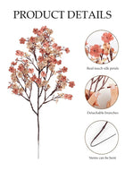 DUNISO 6 Pcs Artificial Flowers，Fake Gypsophila Flowers Bouquets，Artificial Babies Breath Flowers，Simulation Silk Flowers，Durable and Adjustable，for Hotel Home Office Kitchen Wedding DIY Farmhouse Décor - Image 3