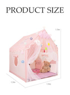 DUNISO Kids Play Tent，tent game houses, princess castle tents, baby play houses, indoor and outdoor portable tents, easy to install, suitable for children aged 1 to 12, 1.2 * 1 * 1.3m - Image 2