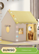 DUNISO Large Kids Tent House Indoor Outdoor, portable tent game houses, princess castle tents, baby playhouses,kids indoor play room toys,with storage bags, suitable for children aged 1 to 12