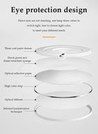 DUNISO Flush Mount LED Ceiling Light，dual color circular ceiling light, dimmable ABS eye protection ceiling light, 3000 to 6000K, suitable for living room, dining room, bedroom, kitchen, 300mm * 23mm - Image 5