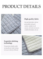 DUNISO 2 Pcs Sofa Cover, Flannel Sofa Protective Cover, Anti Slip Furniture Cover, Dust Proof Pet Mat, Anti Fouling And Wear Resistant, Suitable For Use In All Seasons，White - Image 4