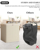DUNISO 2 Pack Foldable Closet Storage Box Washable Closet Storage Organizer Wardrobe Clothes Organizer Cube Storage Bin Closet Organizer Storage Basket with Handle for Clothing Jeans Blankets Toys - Image 5