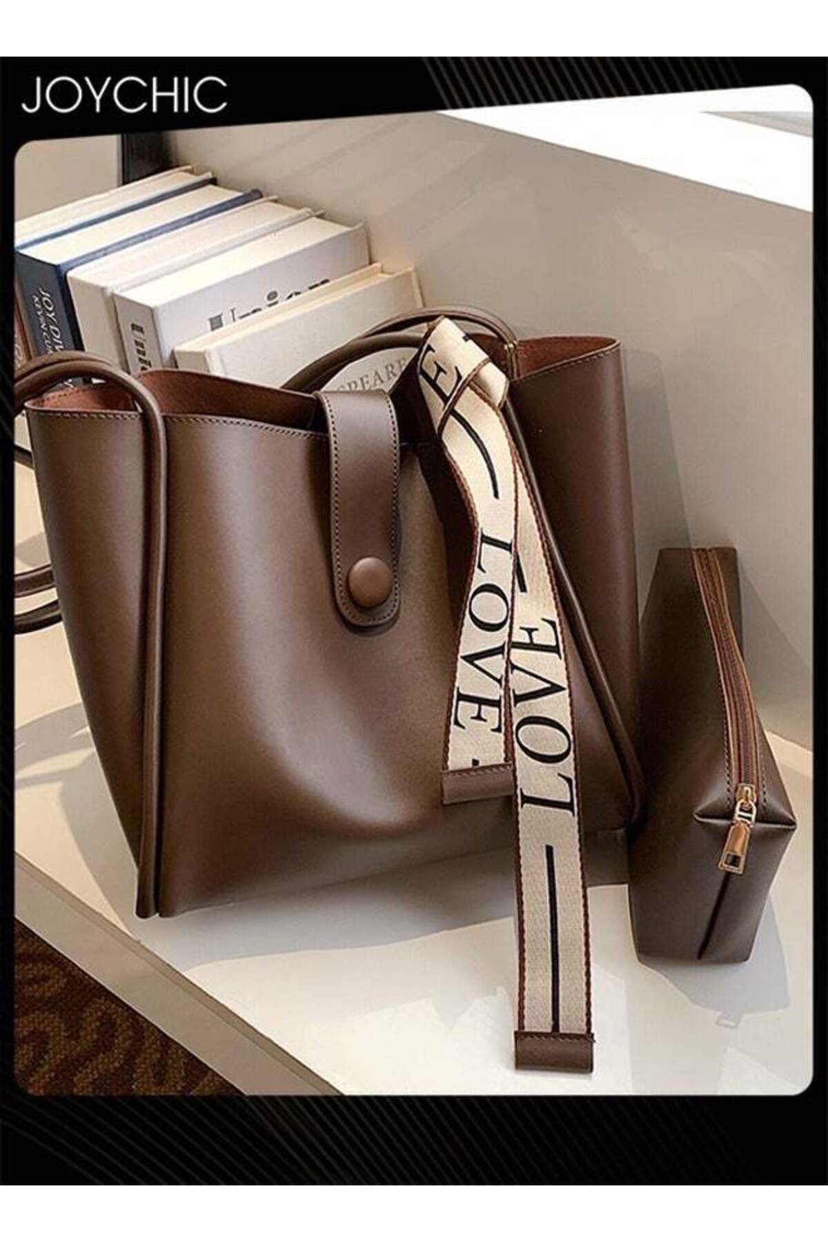 Women's Retro Large Capacity Shoulder Tote Bag Leather Waterproof and Wear Resistant Handbag Ladies Messenger Crossbody Bag for Travel Daily Work Brown