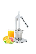 RF 8674 Citrus Juicer | Heavy-Duty Iron Base | Stainless Steel Juice Cup & Strainer | Aluminum Handle Manual Lever Juicer for Smooth & Fresh Extraction