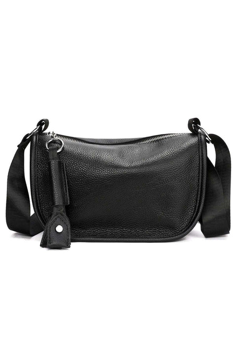 [New 2025] Large Capacity Women's Crossbody Bag - Lightweight Luxury Shoulder Bag, Black Versatile Bag for Work & Travel