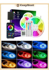 CozyNest Bluetooth LED Strip Lights 10M RGB Colour Changing LED Lights with App & Remote Control Music Sync Flexible LED Strip for Bedroom Living Room TV Kitchen Home Decoration DIY