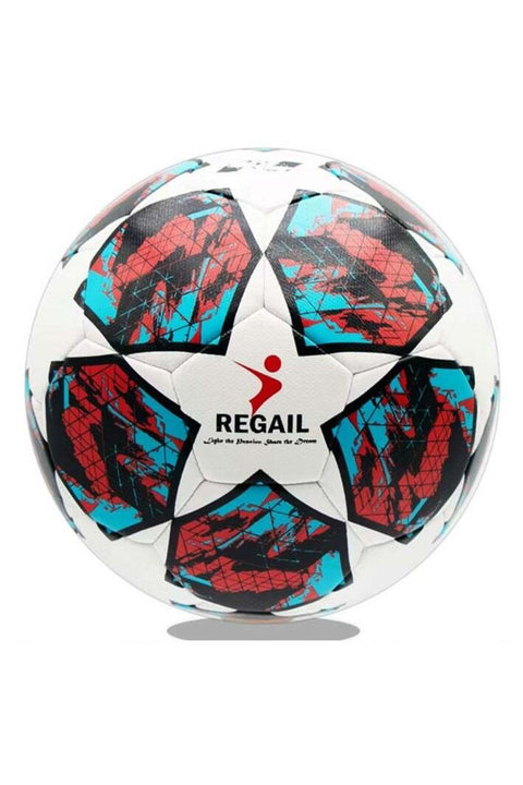Football Official Match Size 5 PU Leather Star Shape - High Quality Soccer Practice Training Ball - Professional Bola Sepak Sport Competition