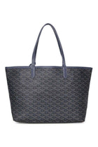 Printed Shopper Tote Grey