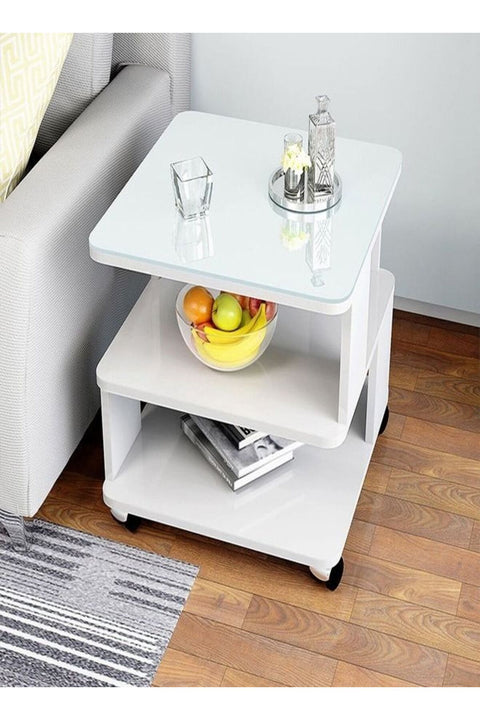Modern Simple Home Furniture Night Table Living Room Bedside Cabinet 40 x 40 x 50 cm