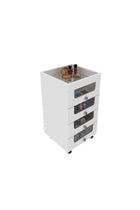 Eldon Make Up Storage Cabinet Durable Vanity Table |Dressing Table | Makeup Table | Desk With Storage Modern Design Bedroom Furniture L 45x45x84 Cm White