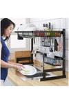 Dish Rack Stainless Steel Drainer Kitchen Shelves Sink Drip Supplies Bracket Drying