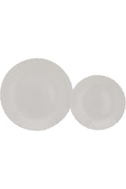 Opal Wear Dinner Set, 12Pc, Beautiful Elegant Design, Dishwasher Safe/Freezer Safe, White