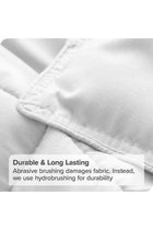 Elegant White King Size Bedding Set Crafted from 100 Percent Cotton, 144TC Finish