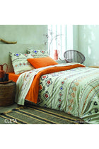 100% Cotton Printed Double Size Duvet Cover Set Cleta 1 Duvet Cover 240x200 cm + 2 Pillow Covers 50x80 cm