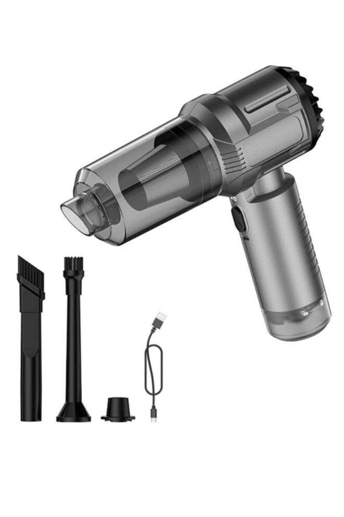 Handheld Vacuum Cleaner Cordless | 12000PA Brushless High Suction Power | Rechargeable Car & Home Mini Vacuum | Wireless | Grey