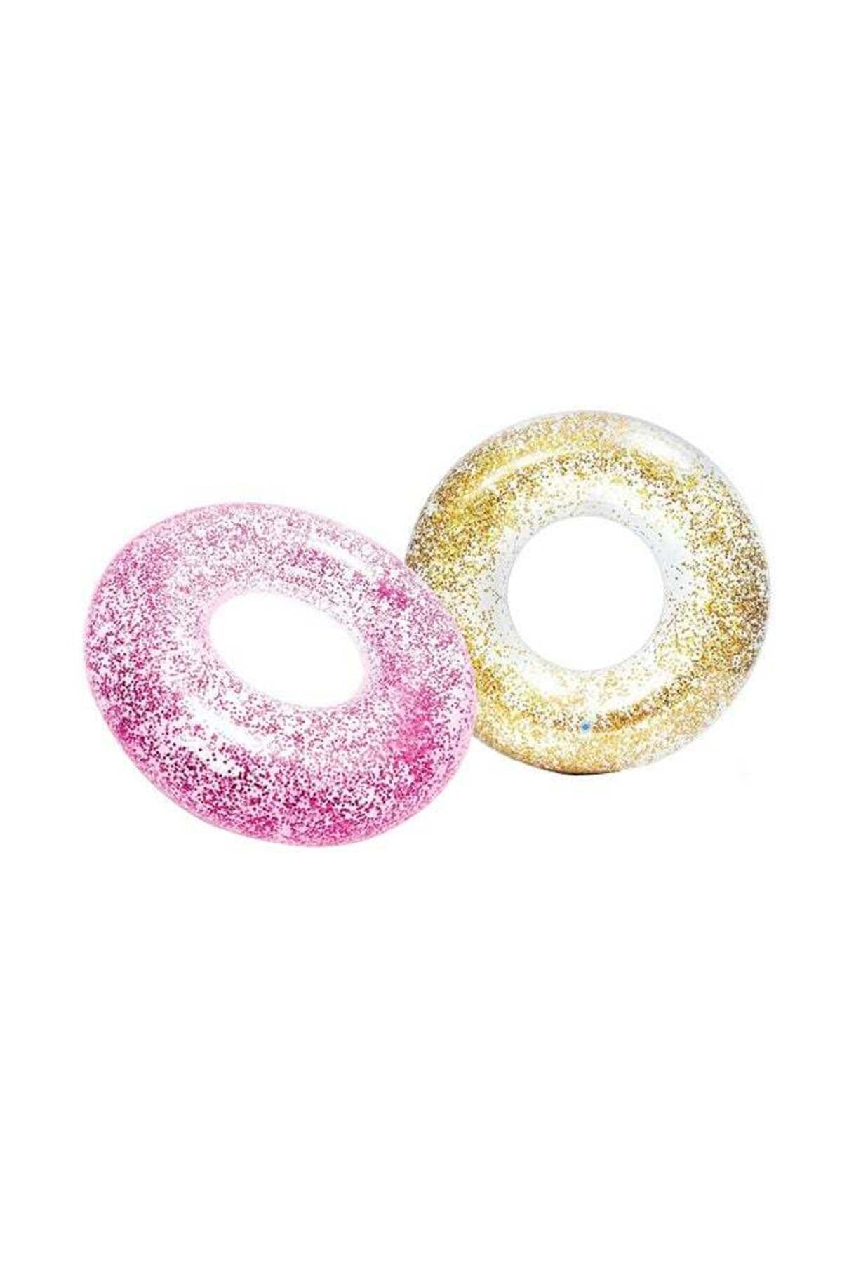 Sparkling Glitter Inflatable Pool Swim Tubes - Assortment 42inch