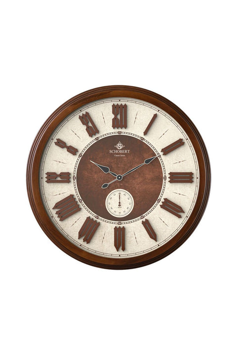 Wooden Wall Clock 6776 70cm Italian Design Silent Silky Move