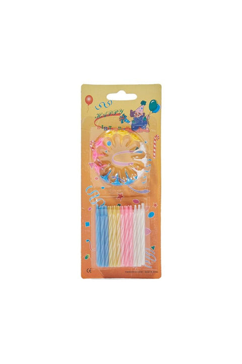 24-Piece Candles With Cake Stand Set 4grams