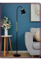 Modern pleated aesthetic floor lamp, living room pole lighting, 3 colors brightness work lamp modern tall standing hanging light for living room bedroom reading