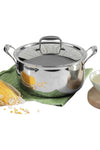 Platinum Triply Stainless Steel Saucepot with Lid - 20 cm, 3 L (Induction Friendly)