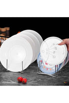 Stainless Steel Dish Display Bracket Dish Plate Drying Rack Steamer Rack Retractable Dish Drying Rack, Multi-Functional Plates Cup Bowl Pot Pan Lid Storage Holder Organizer for Kitchen Counter