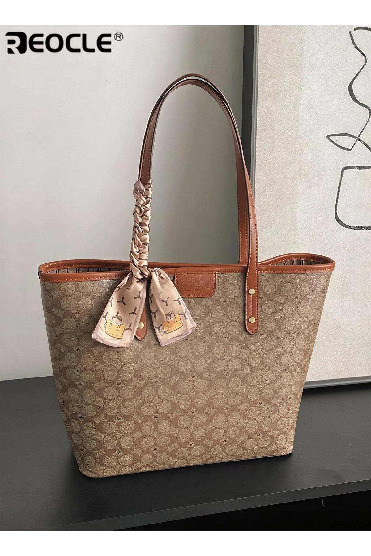 Women's Tote Bags Top Handle Satchel Handbags PU Faux Leather Bucket Bag Shoulder Bags with Large Capacity
