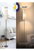 Floor Lamp 3 Color Temperature Modern LED Standing Lamp Linen Lampshade Elegant High Light Stepless Dimming Floor Lamp
