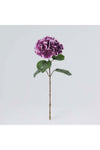 New In Fernza Hydrangea Single Stem Purple H55Cm