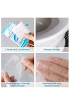 Disposable, Waterproof & Non Flushable Toilet Seat Covers (Pack of 50)
