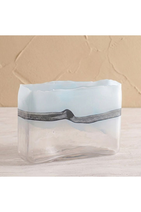Mirabella Glass Vase 10.5X10.5X39 cm -Blue