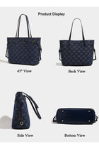 Tote Bag for Ladies Large Capacity Women Shoulder Handbag with Inner Pocket Elegant PU Leather Shopper Bag for Work Travel and Daily Use