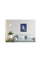 Cristiano Ronaldo Poster Real Madrid Legend Cr7 Laminated Poster Framed Paintings With Matt Finish Black Frame (12 Inches X 9 Inches)
