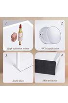 Hollywood Vanity Mirror with Lights, Dimmable LED Makeup Mirror - 3 Light Color Modes, Smart Touch Control, 360° Rotation, Ideal for Bedroom Vanity and Dressing Room