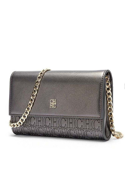 CH CH CHCH Women's Minimalist Shoulder Bag - Exquisite Chain Design for Shopping & Gatherings