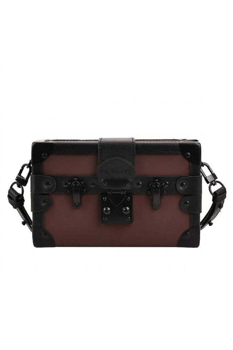 Kiffiyeh Women's Vintage Small Box Crossbody Bag - Stylish Versatile Square Handbag for Everyday Use