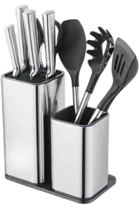 NW Universal Knife Blocks Set, Stainless Steel Kitchen Utensil Holder, Kitchenware Organizer Knife Holder