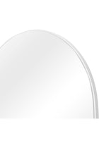 Arched Full Length Mirror, 160x60cm Arch Floor Mirror with Stand, Full Length Mirror Wall Mirror Hanging or Leaning Arched-Top Full Body Mirror for Bedroom (White, 160x60cm (63"x23.6"))