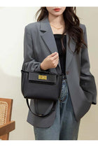 Women's Luxury Multifunctional Top Handle Satchel Handbag Commuter Versatile Soft PU Leather