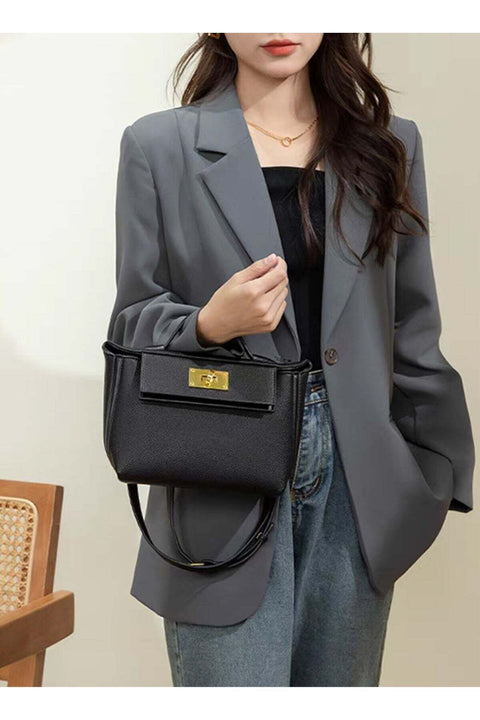 Women's Luxury Multifunctional Top Handle Satchel Handbag Commuter Versatile Soft PU Leather