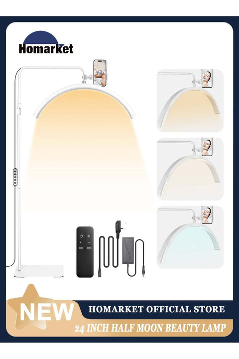 Half Moon Light - LED Floor Lamp for Lash and Eyelash Extensions, Tattoos, Estheticians
