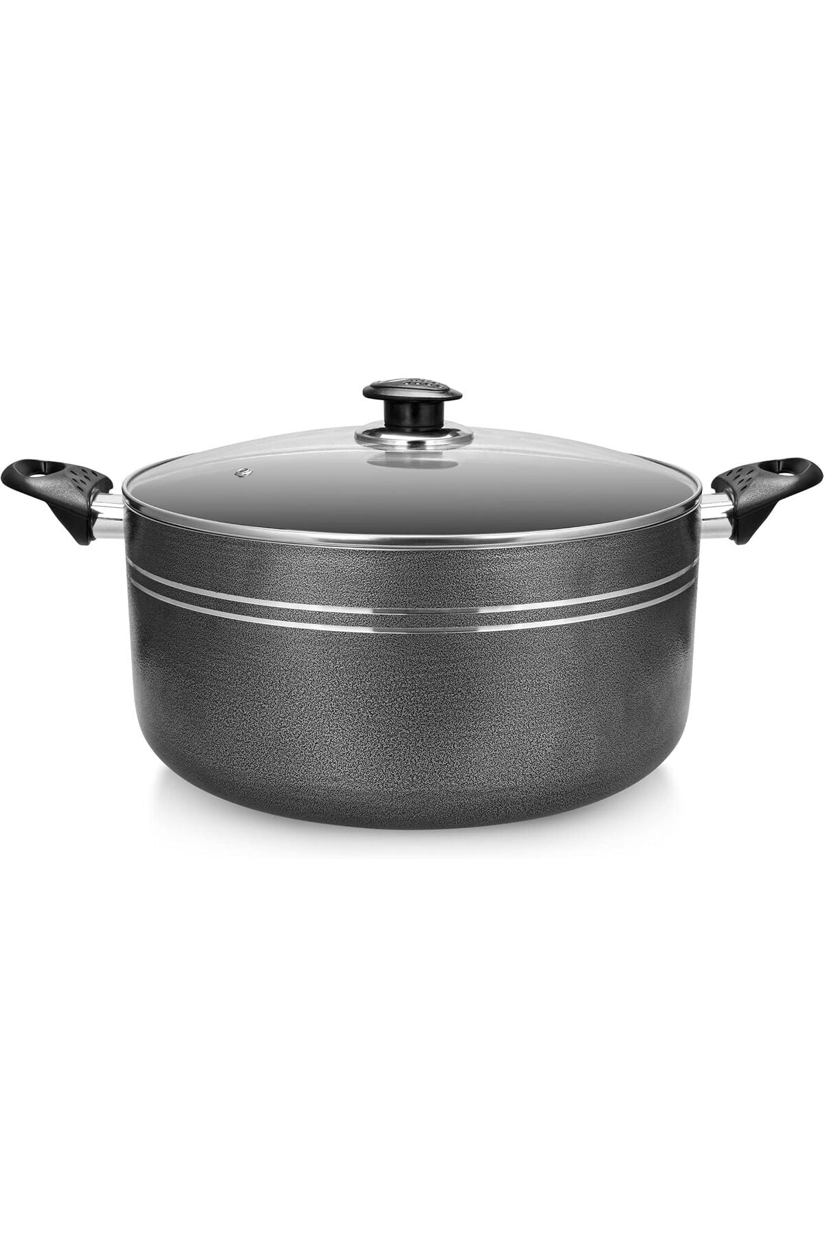 Aluminum Casserole- RF11195 Non-Stick Cookware with Induction Base and Glass Lid